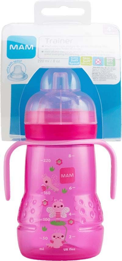 MAM Trainer Nappflaska 220, Rosa