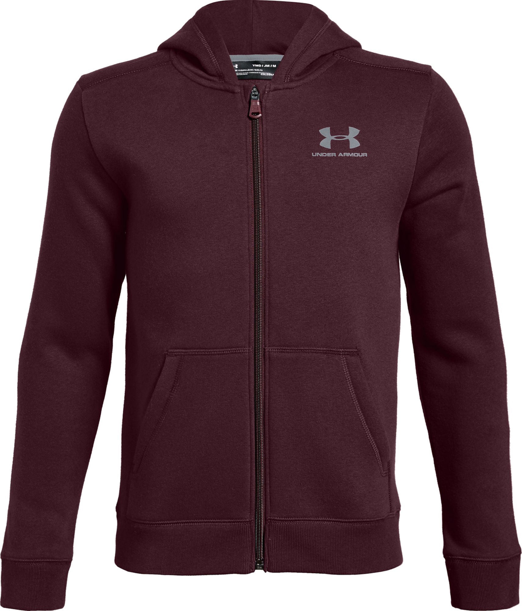 Under Armour Fleece FZ Huvtröja, Red XS