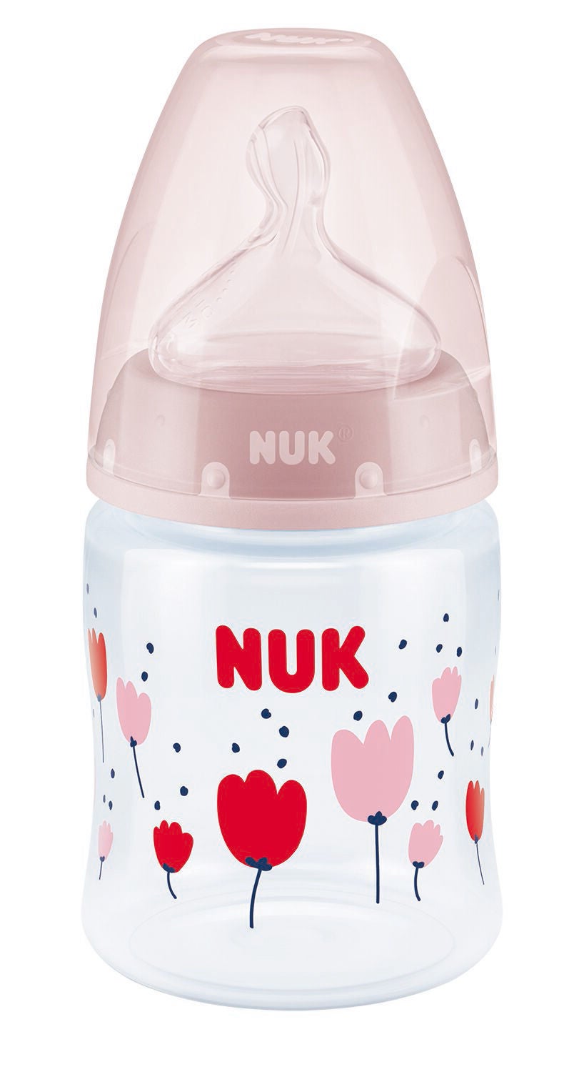 NUK First Choice+ 150 ml Nappflaska, Rosa