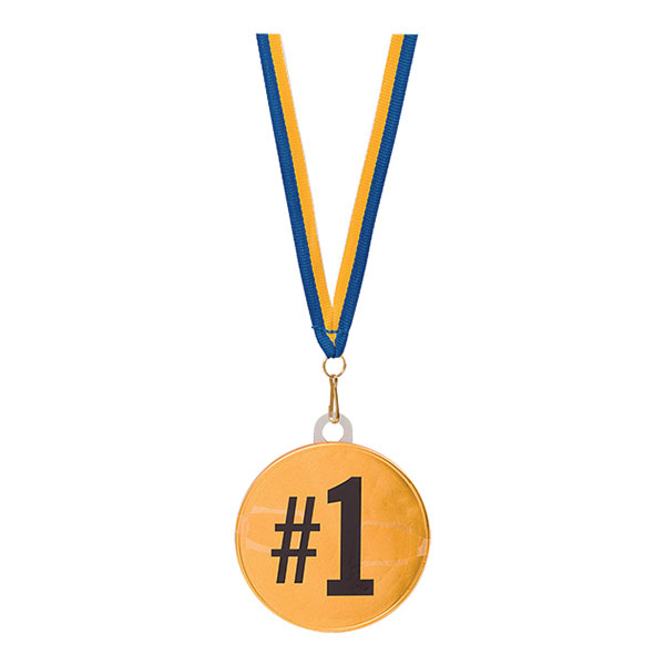 Chokladmedalj med Text - No.1