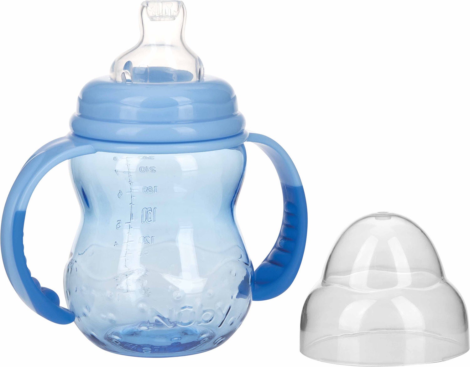 Nûby Dricksglas med Handtag 240 ml, Blå