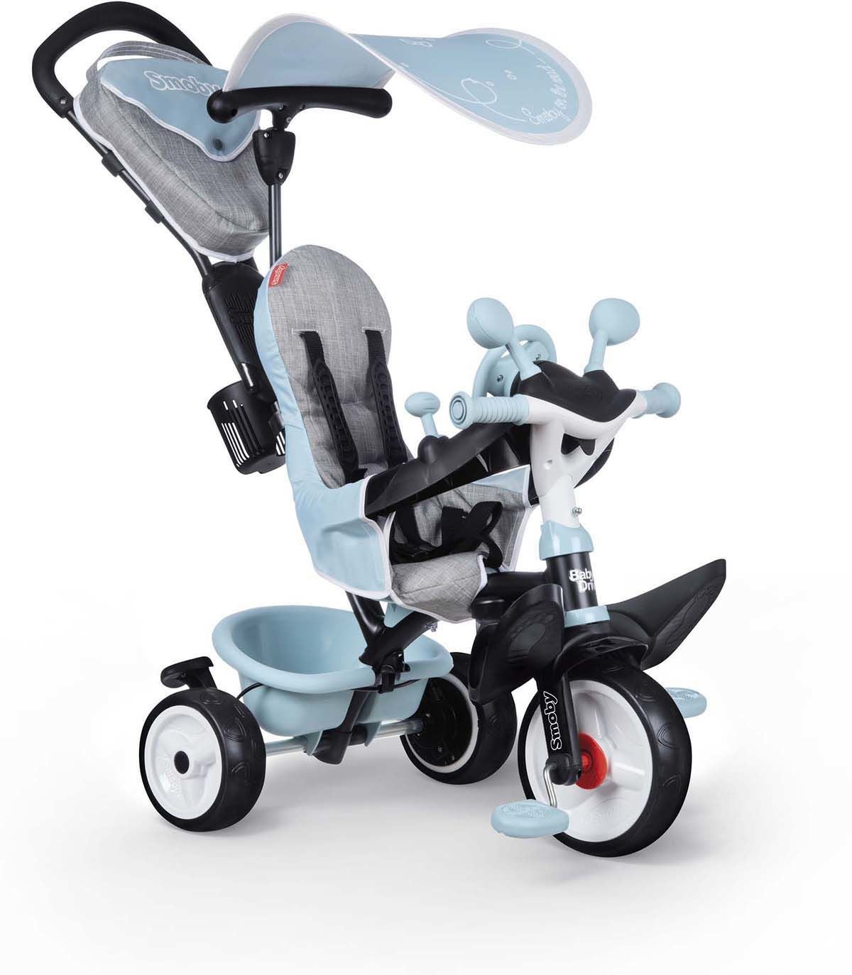 Smoby Trehjuling Baby Driver Plus, Blå