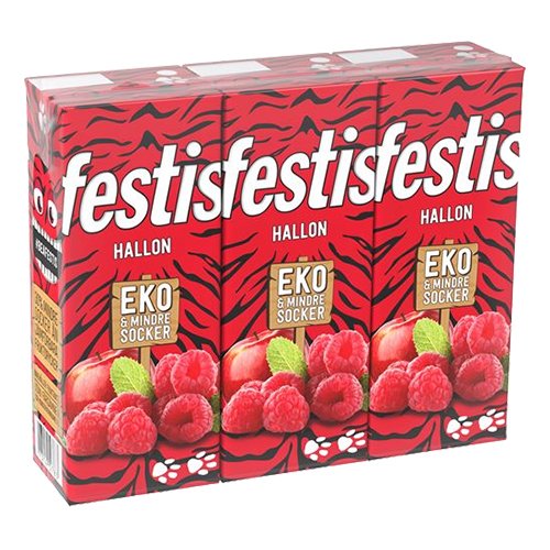 Tetrafestis Hallon Ekologisk 3-pack - 3-pack