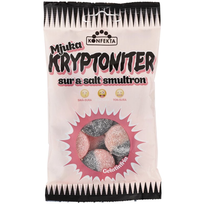 Godis Kryptoniter Smultron 60g - 22% rabatt