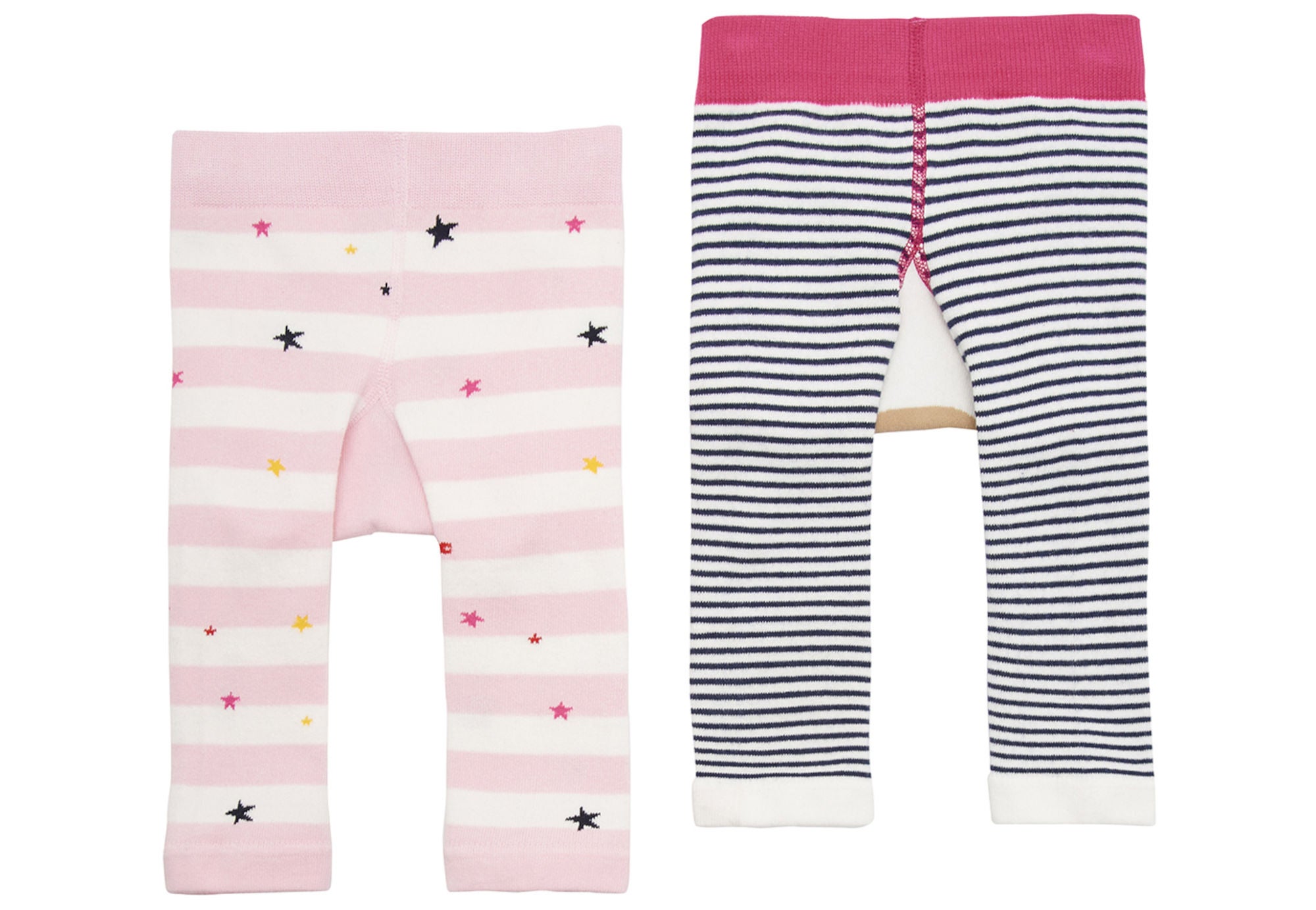 Tom Joule Leggings Polar Bear 2-pack, Pink 0-6 mån