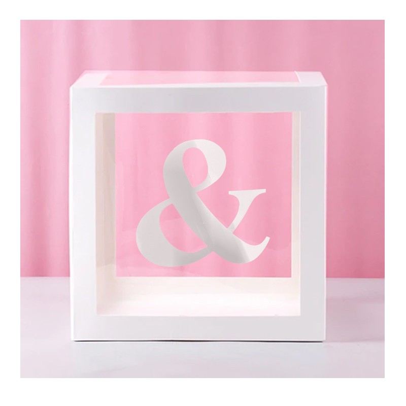 Ballongbox med Bokstav - Symbol &