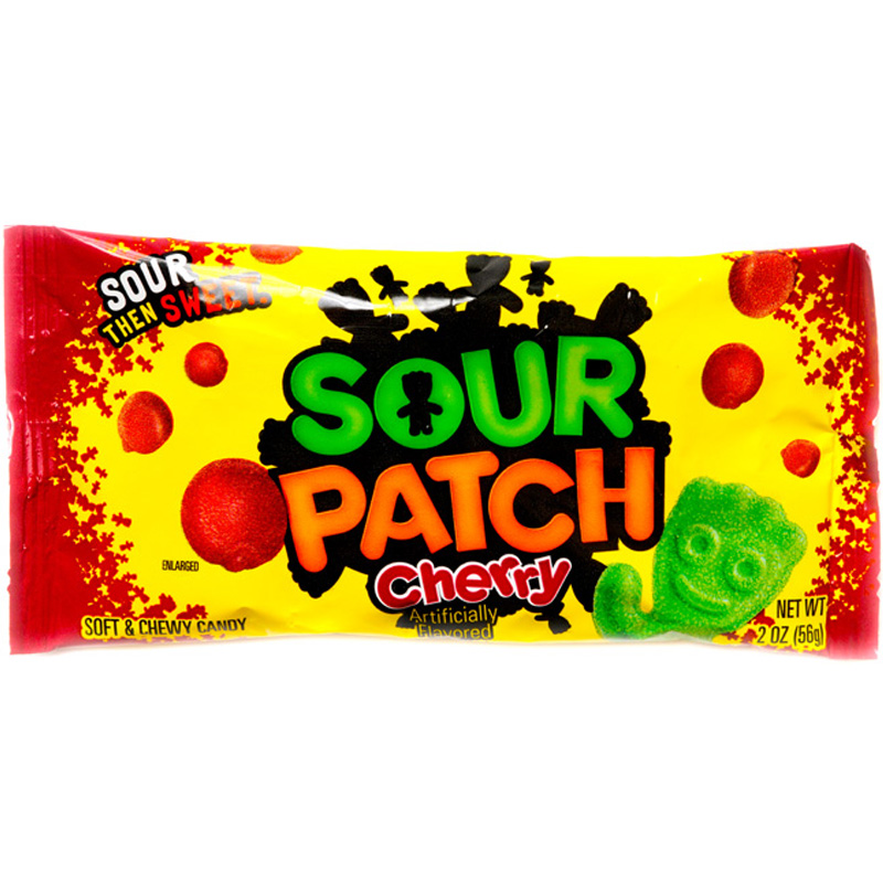 Godis "Sour Patch Cherry" 56g - 76% rabatt