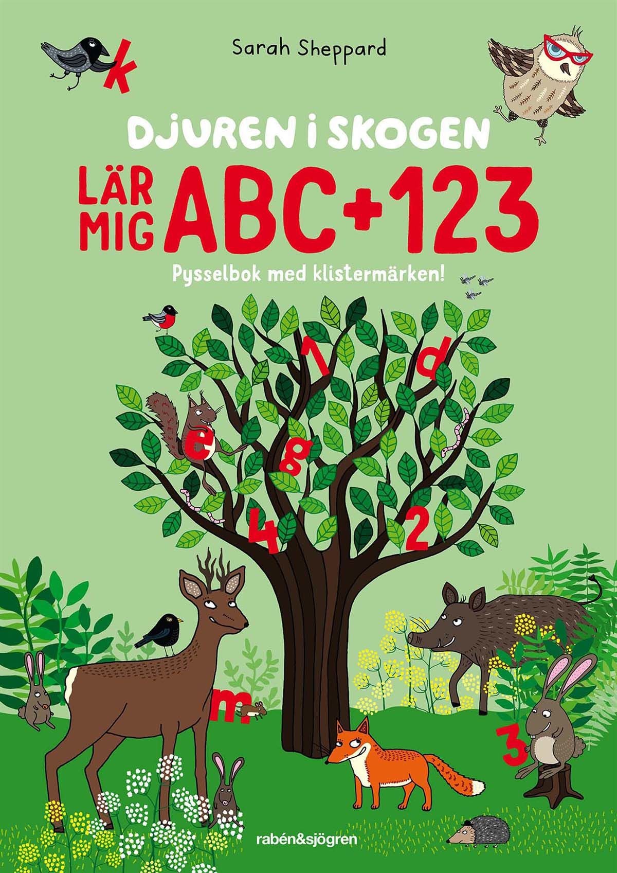 Rabén & Sjögren Djuren I Skogen Lär Mig ABC & 124