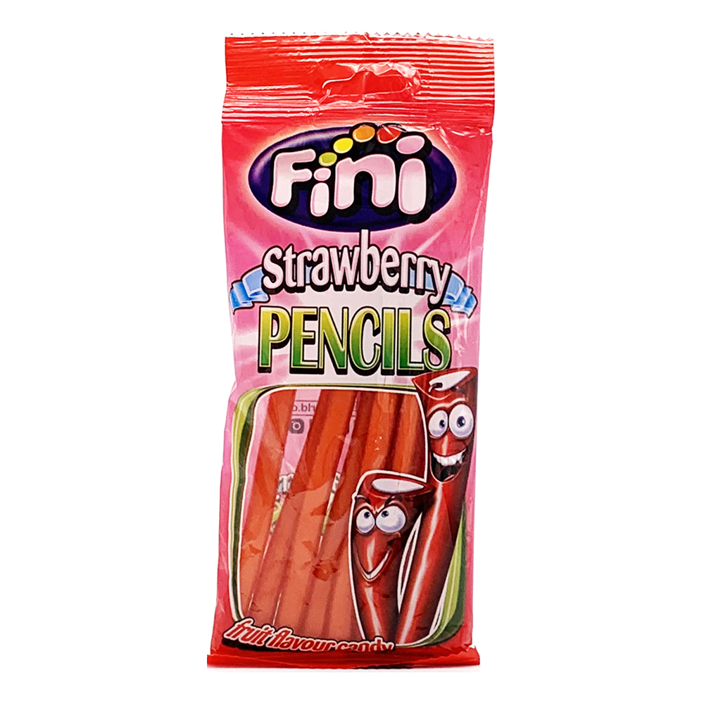 Fini Strawberry Pennor Påse - 80 gram