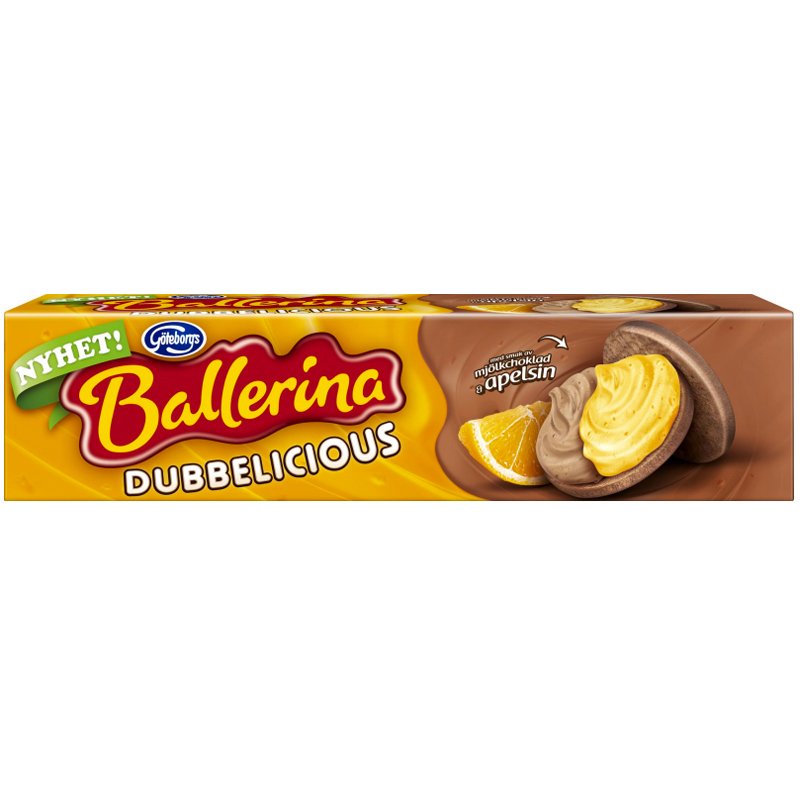 Ballerina Mjölkchoklad & Apelsin 185g - 41% rabatt