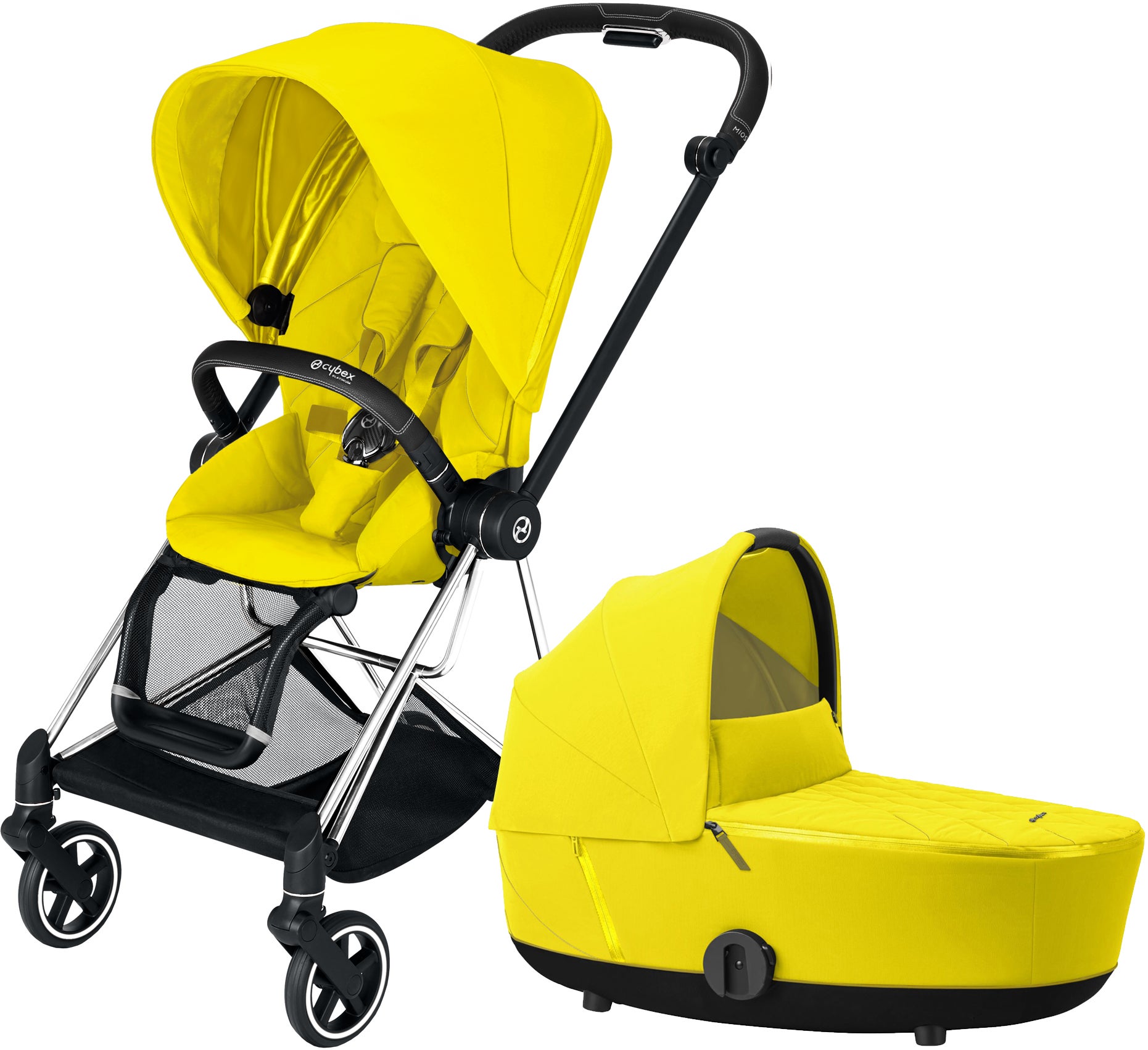 Cybex Mios Duovagn, Mustard Yellow/Chrome Black