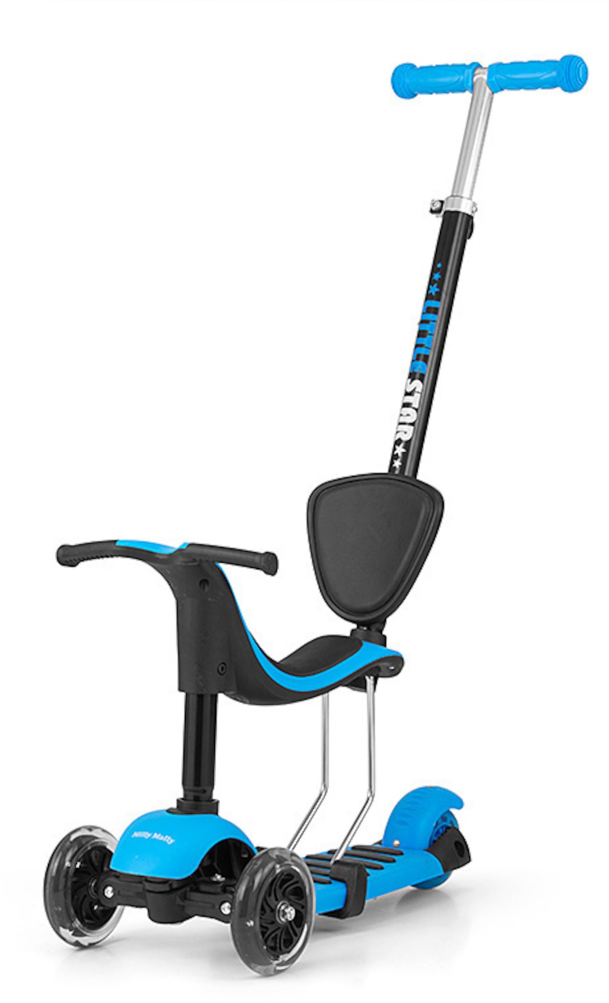 Milly Mally Little Star Gåbil/Scooter 3-in-1, Blå