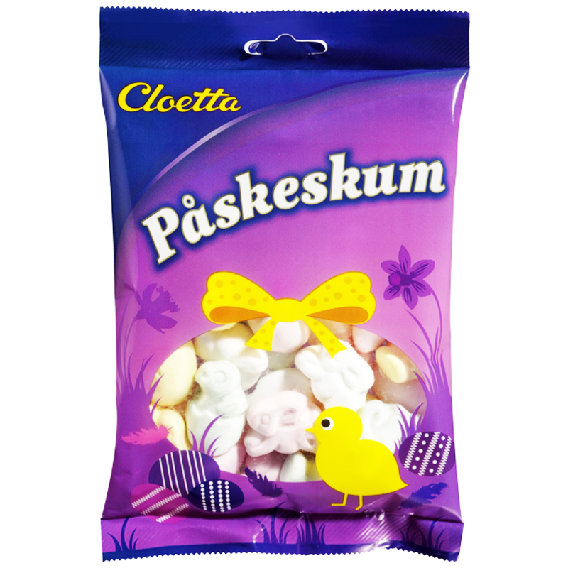 Godis "Påskeskum" 110g - 50% rabatt