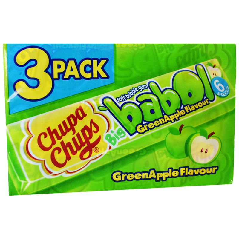 Tuggummi "Green Apple" 3 x 27,6g - 33% rabatt