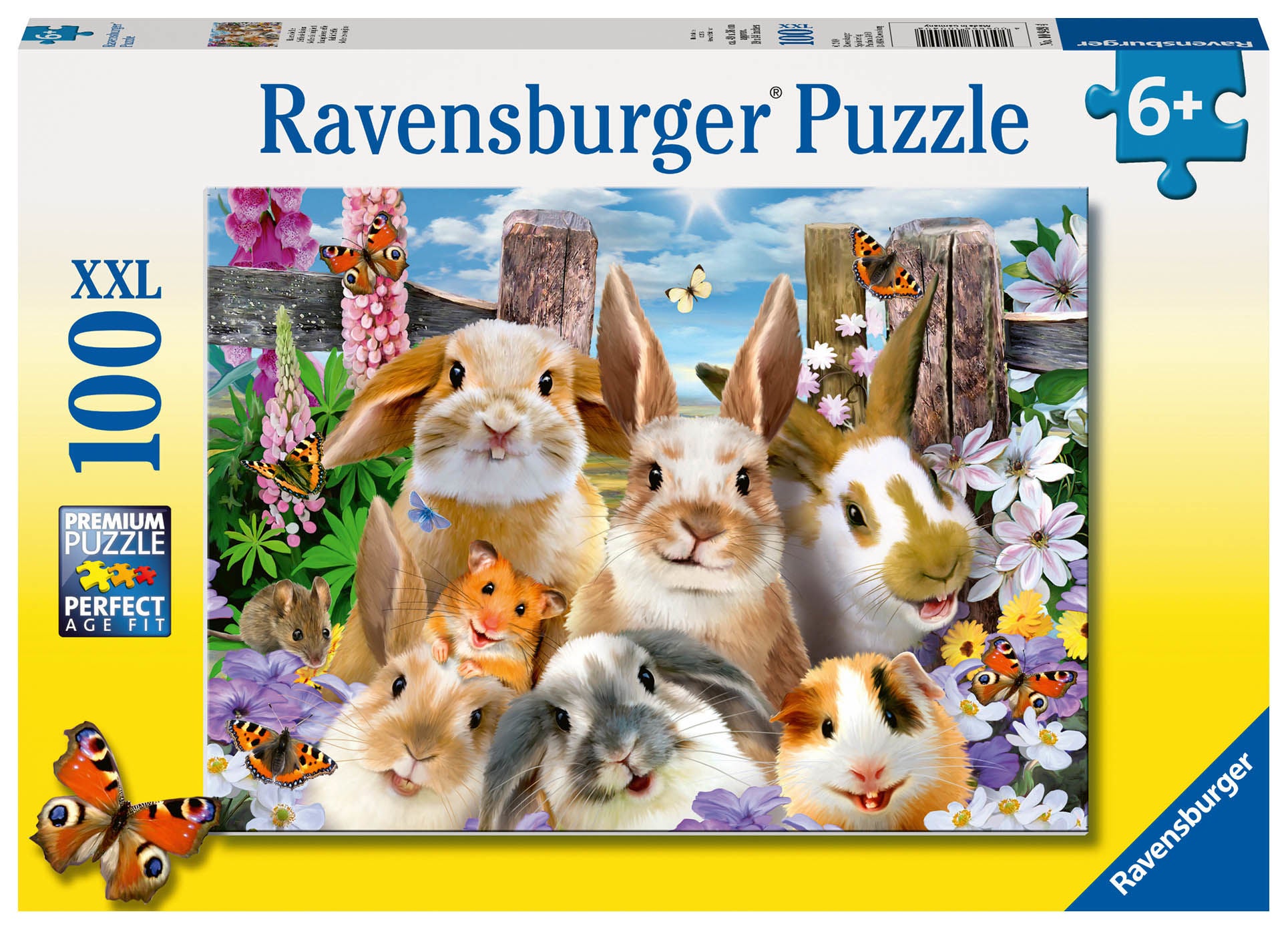 Ravensburger Pussel Kanin Selfie 100 Bitar