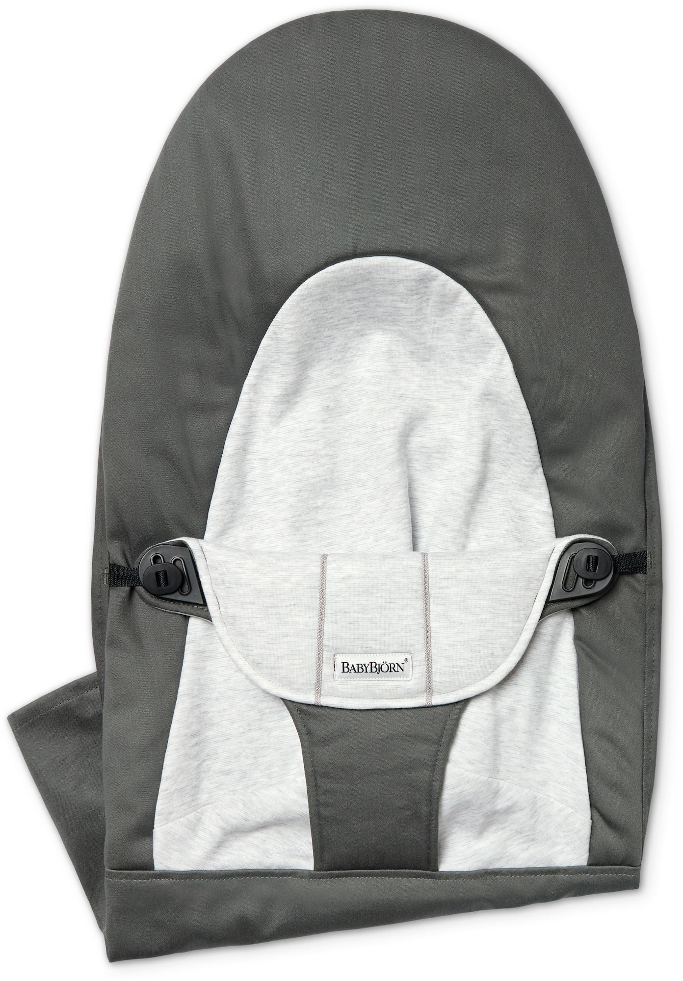BabyBjörn Balance Soft Tygsits Cotton/Jersey, Mörkgrå/Grå