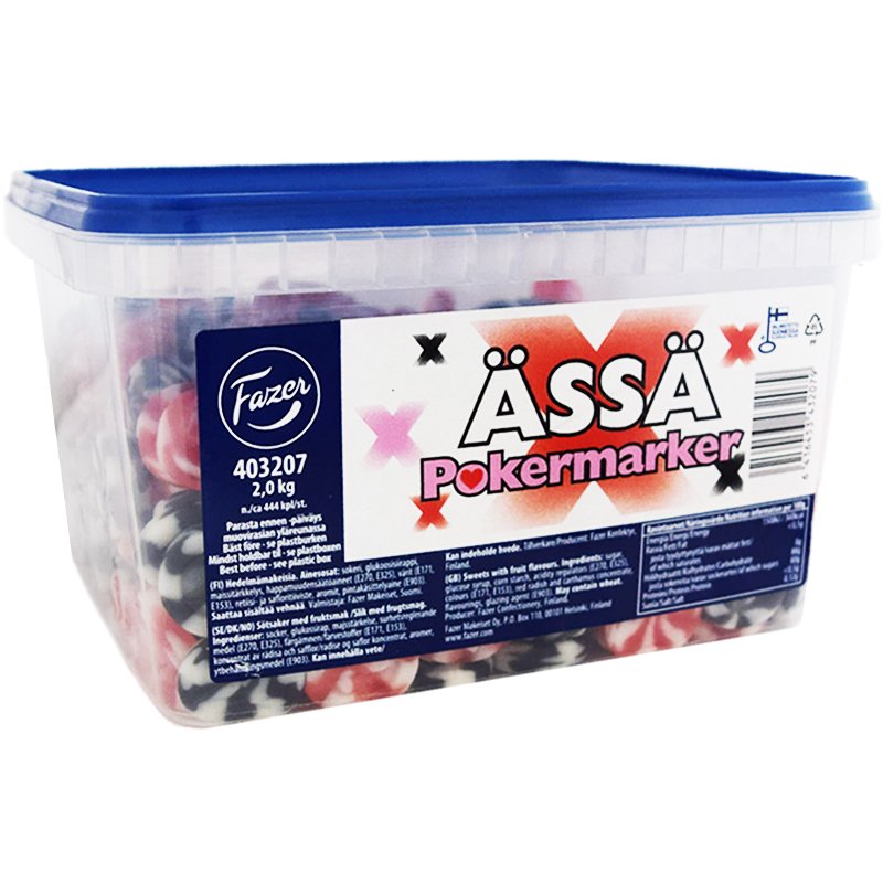 Hel Låda Fruktgodis 2kg - 75% rabatt