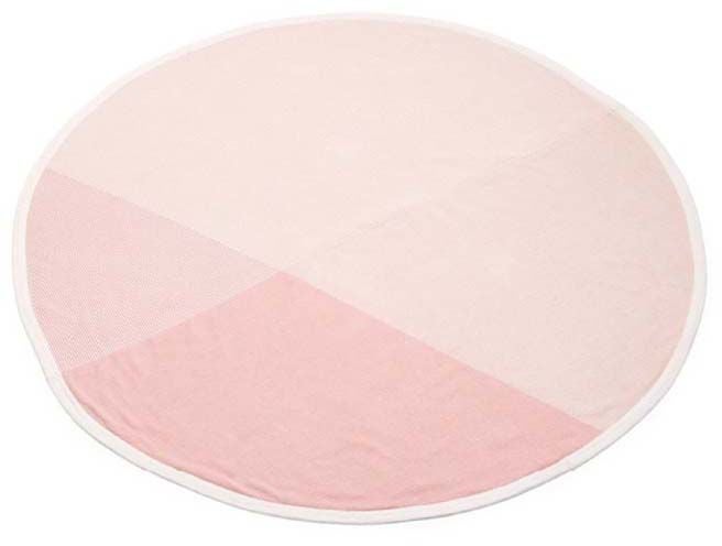 Stokke Stickad Bomullsfilt, Pink Bee