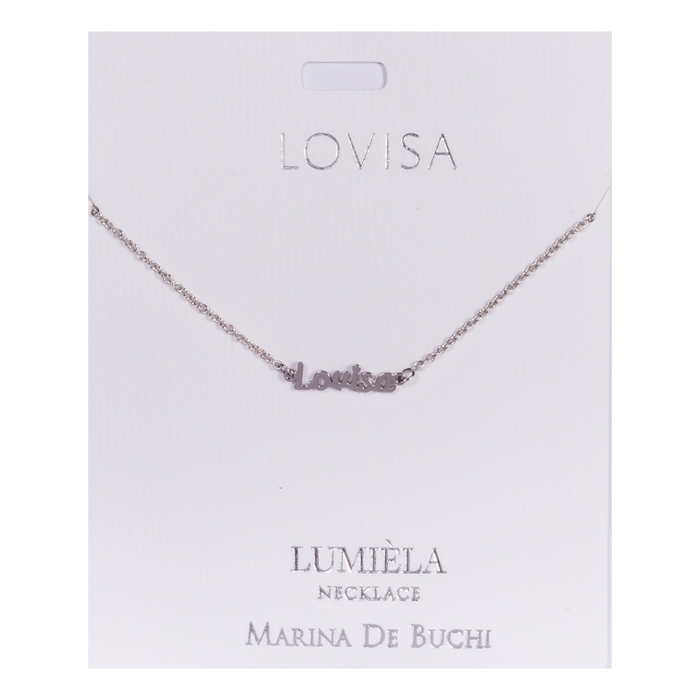 Namnhalsband Silver - Lovisa