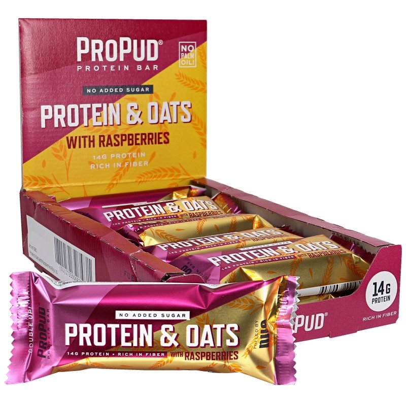 Protein & Oats Raspberries 10-pack - 35% rabatt