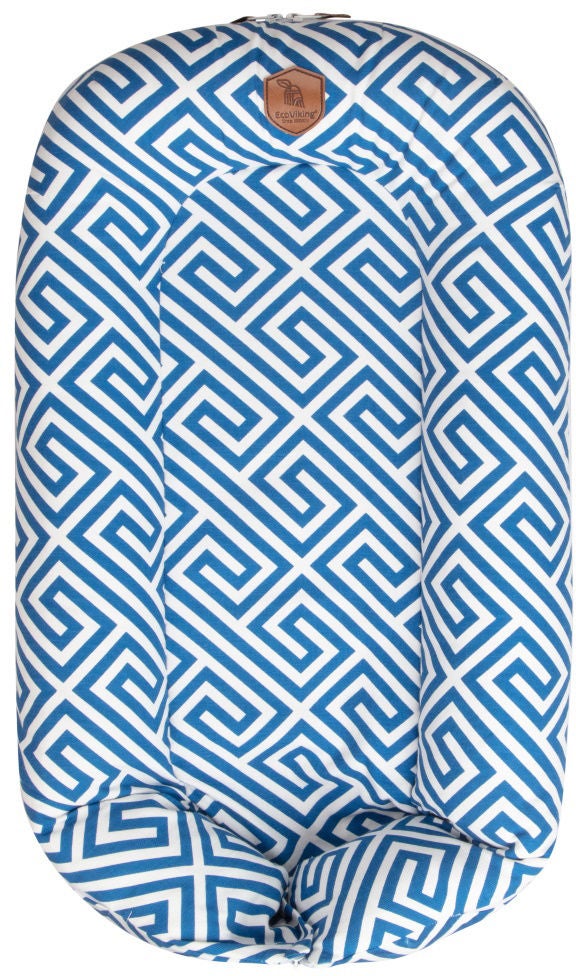 EcoViking Organic Babynest Ancient Blue