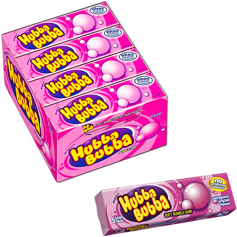 Hel Låda Tuggummin "Outrageous Original" 20 x 35g - 38% rabatt