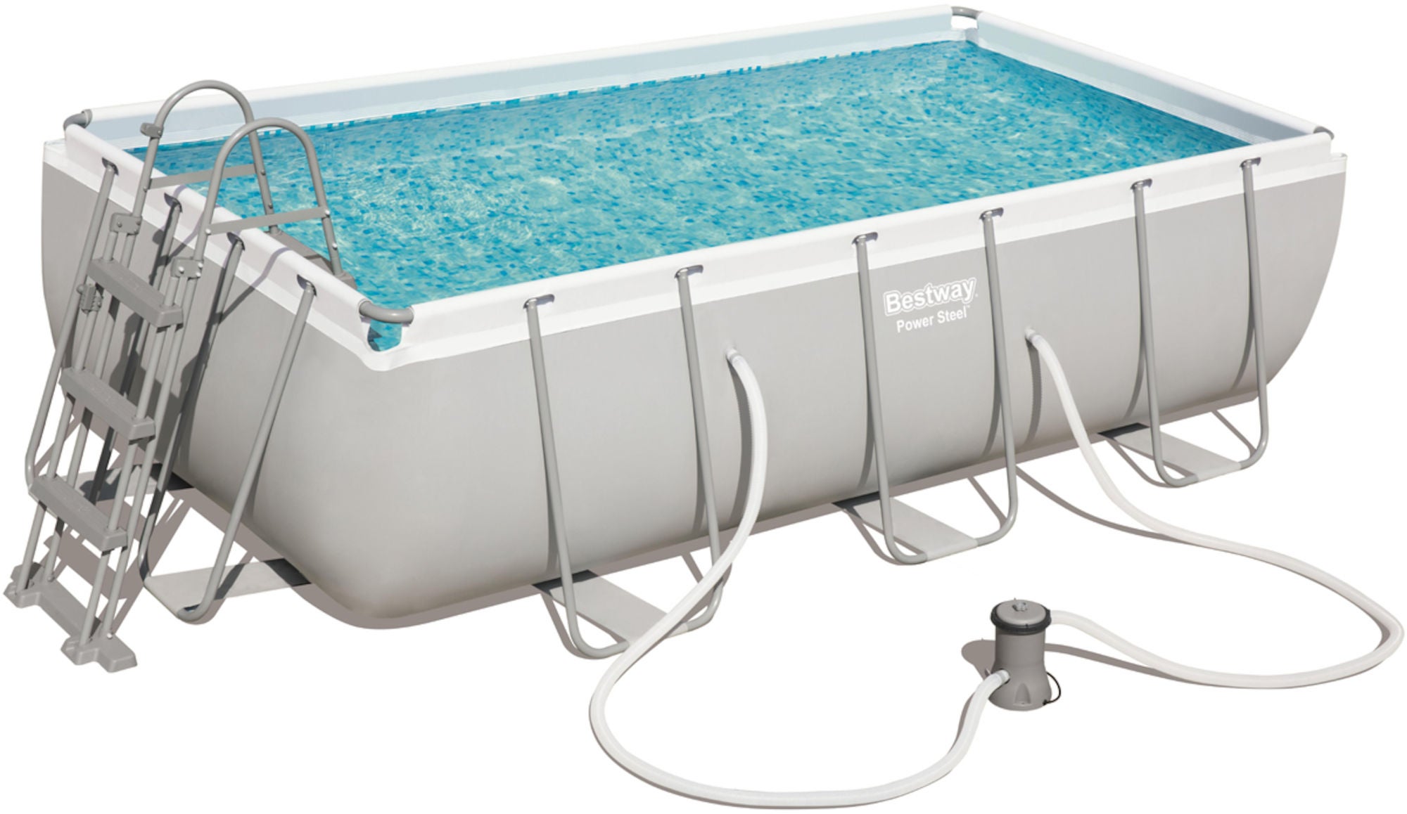 Bestway Power Steel Pool m. Tillbehör 404 x 201
