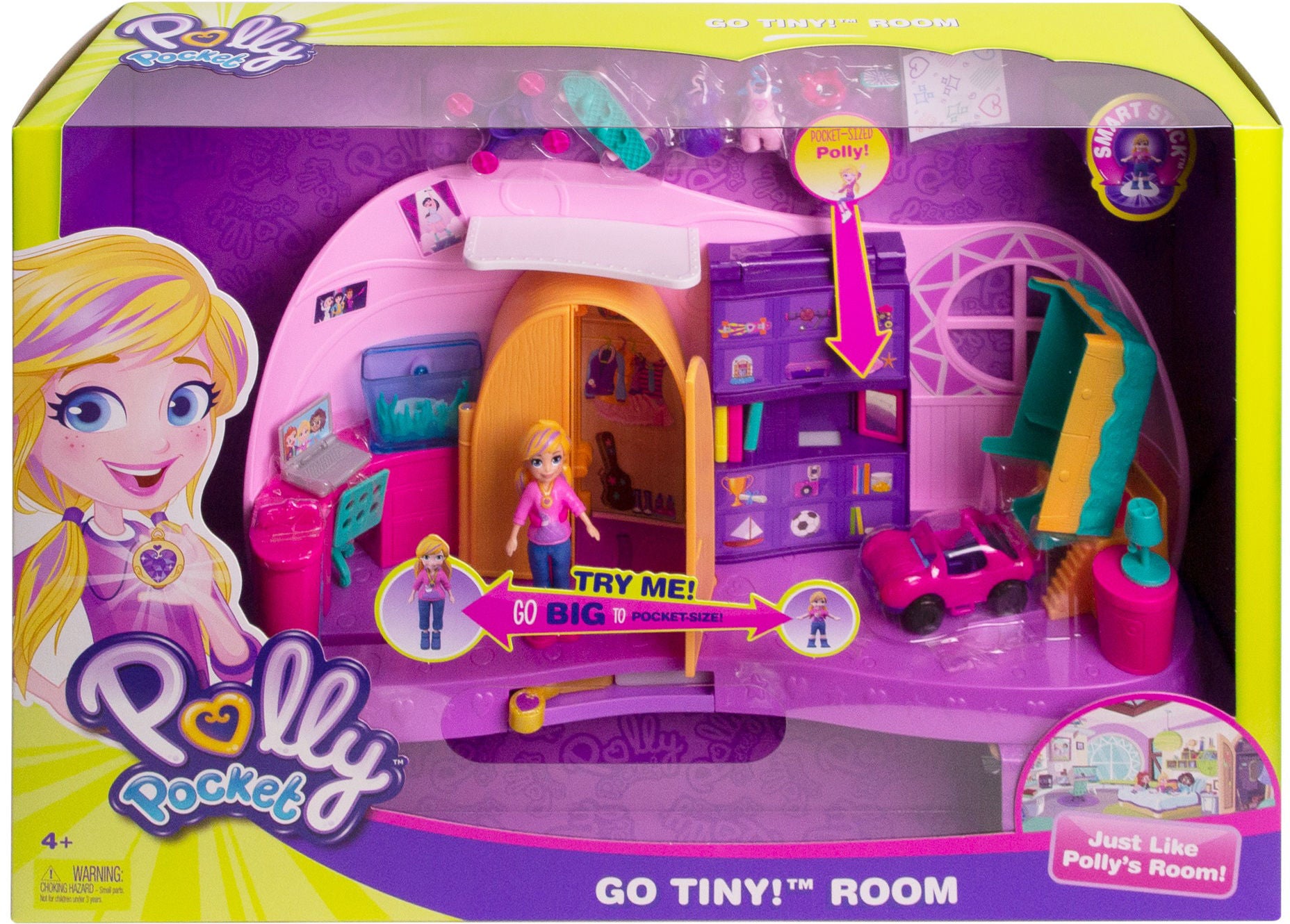 Polly Pocket Polly's Go Tiny! Lekset Rum Micro