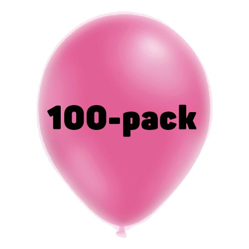 Ballonger Neonrosa - 100-pack