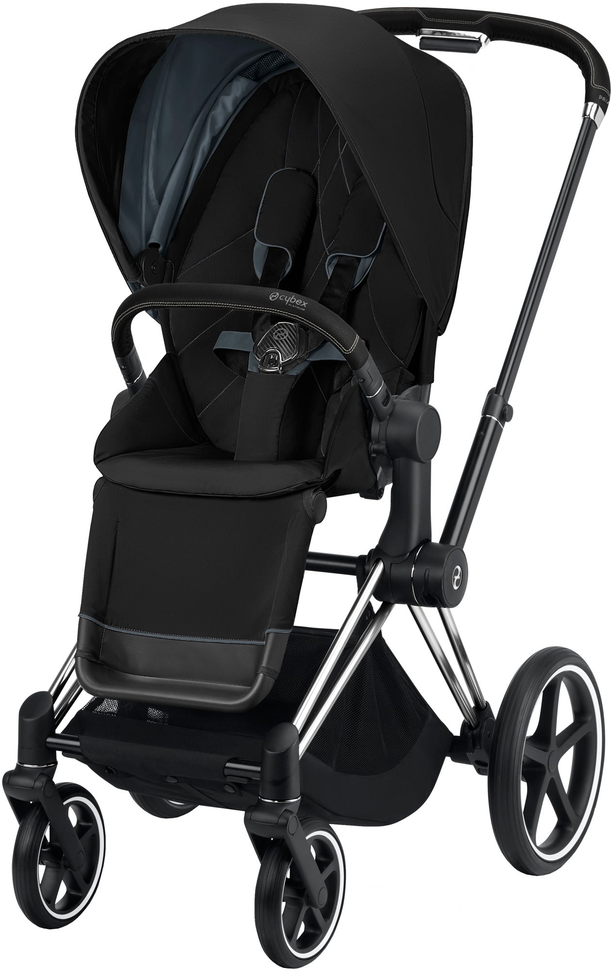 Cybex Priam Sittvagn, Deep Black/Chrome Black
