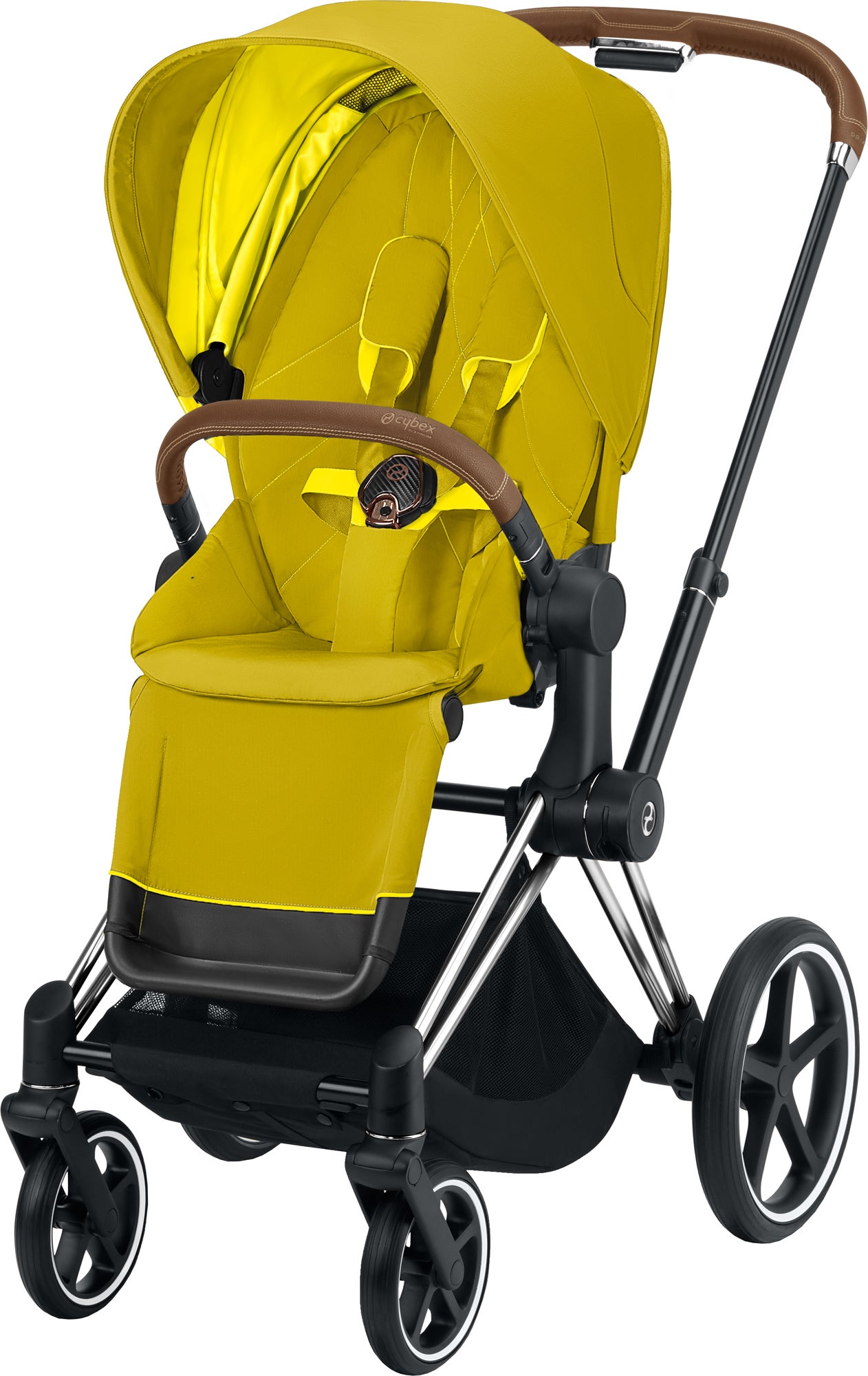 Cybex Priam Sittvagn, Mustard Yellow/Chrome Brown