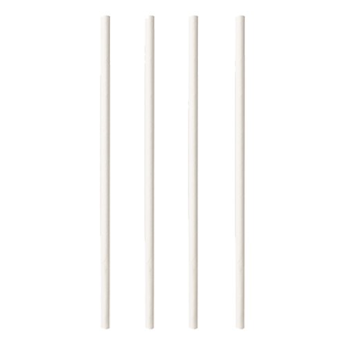 Papperssugrör Vita - 100-pack