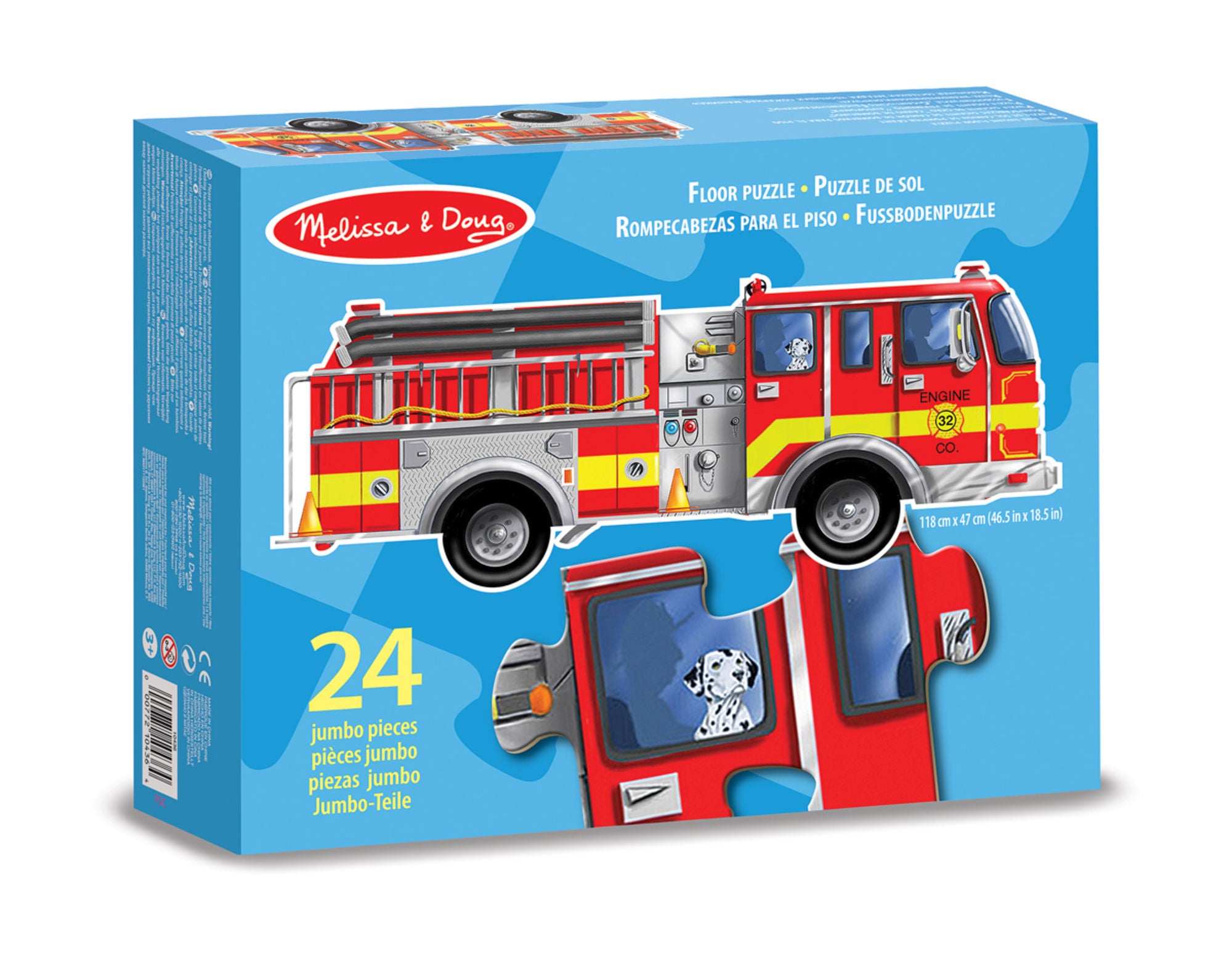Melissa & Doug Pussel Brandbil 24 Bitar