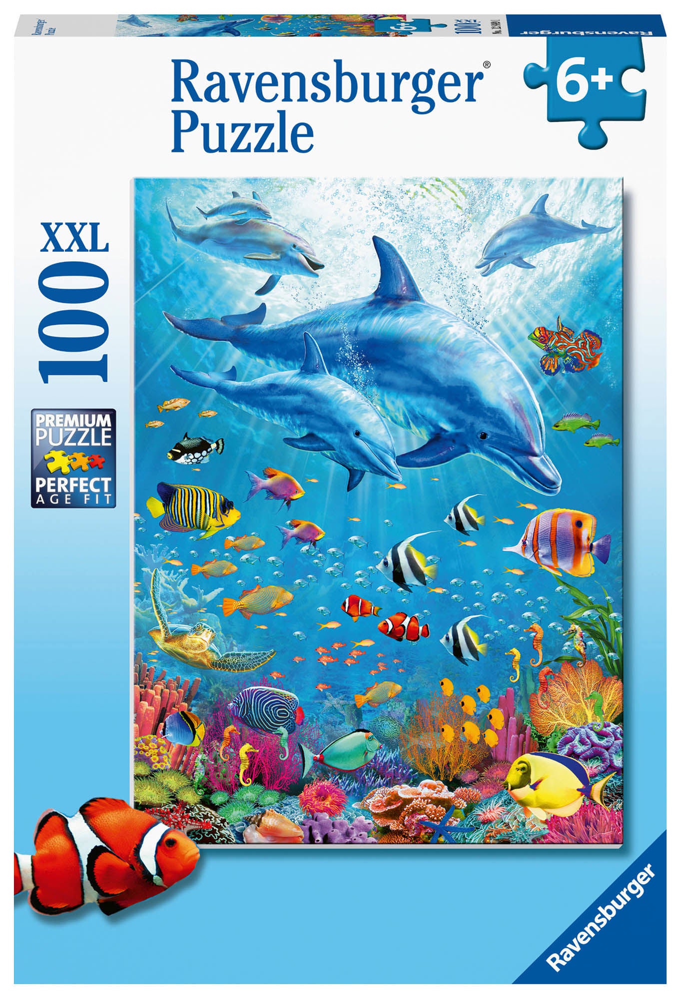 Ravensburger Pussel Delfiner 100 Bitar