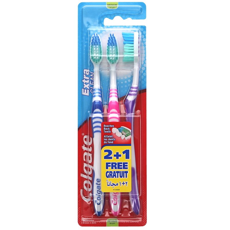 Tandborstar "Extra Clean" 3-pack - 24% rabatt
