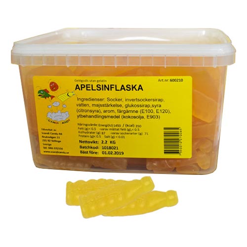Apelsinflaskor Lösvikt i Burk - 2,2 kg