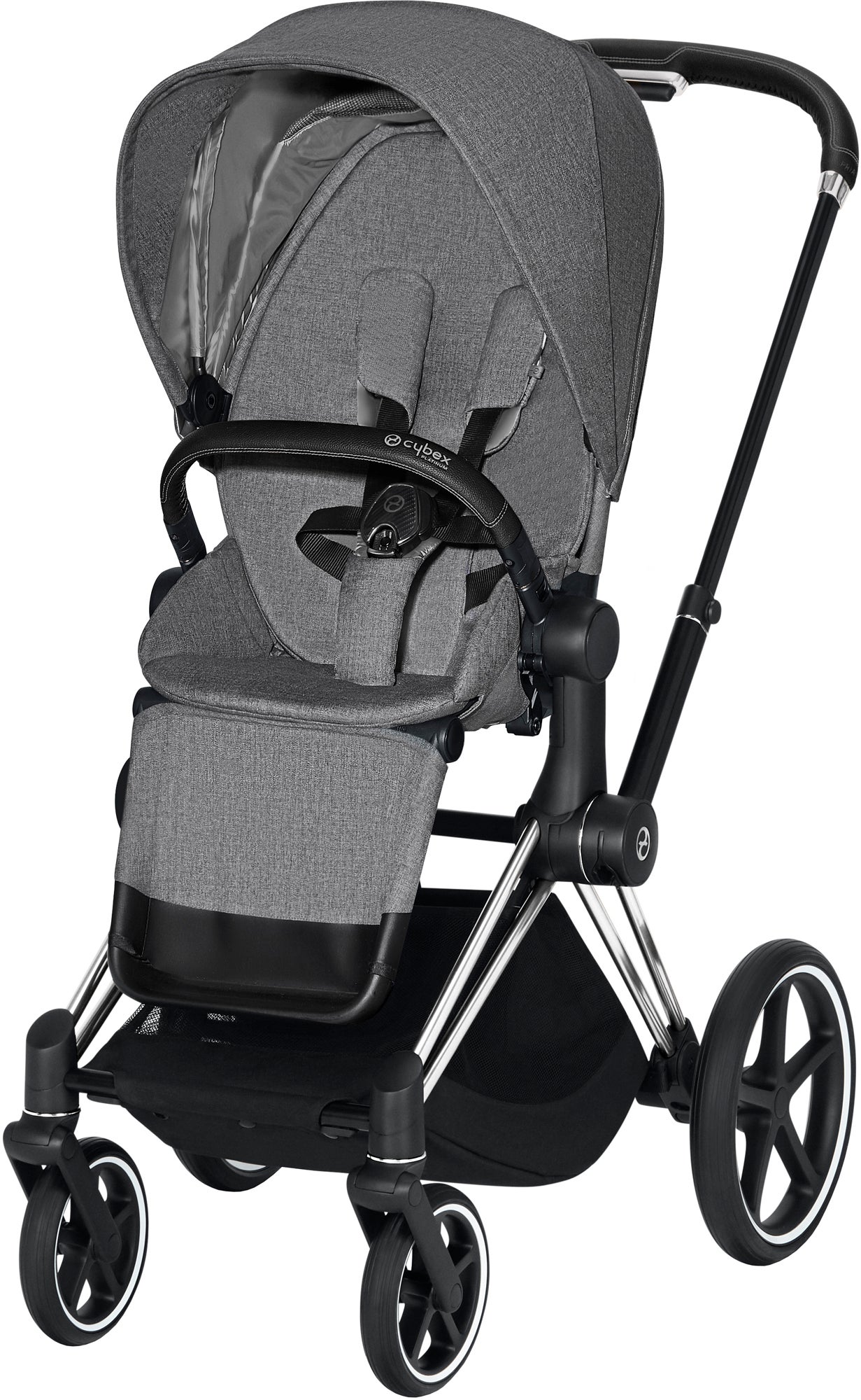 Cybex Priam Plus Sittvagn, Manhattan Grey/Chrome Black