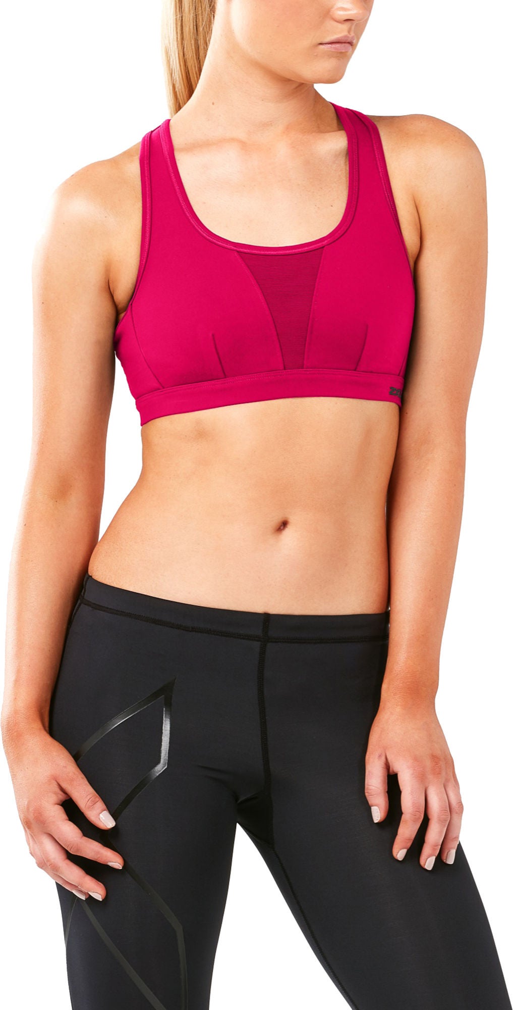 2XU X-Vent Crop Sport-BH, Virtual Pink/Mountain View XS