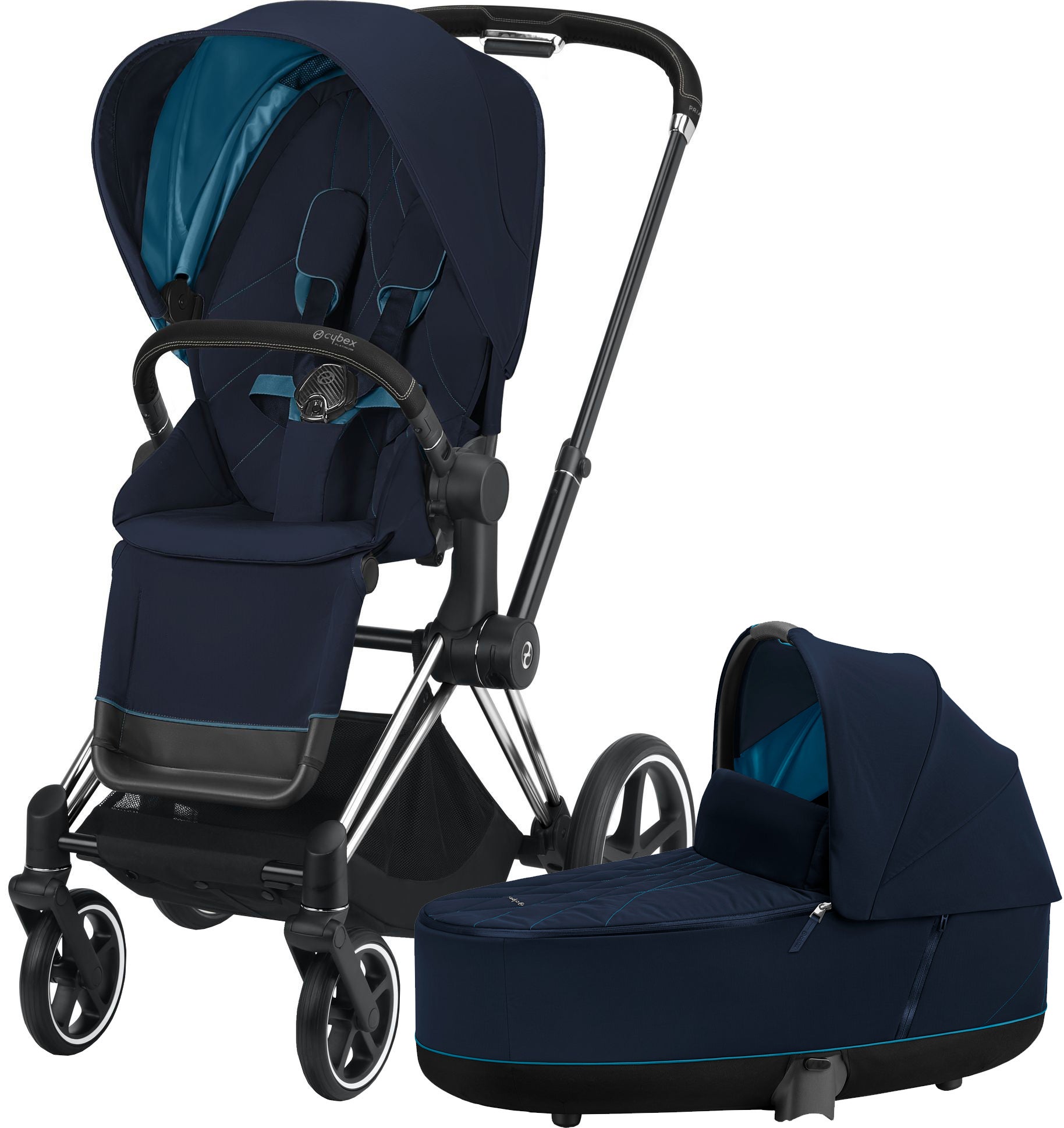 Cybex Priam Duovagn, Nautical Blue/Chrome Black