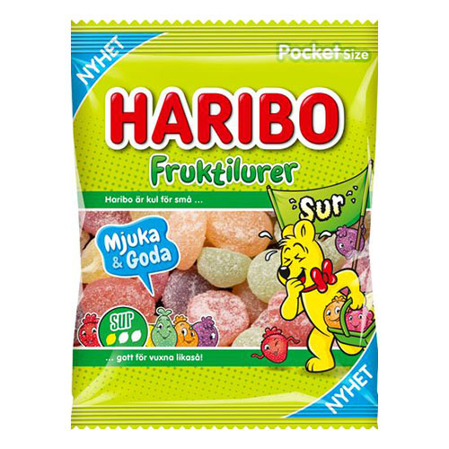 Haribo Fruktilurer Sur