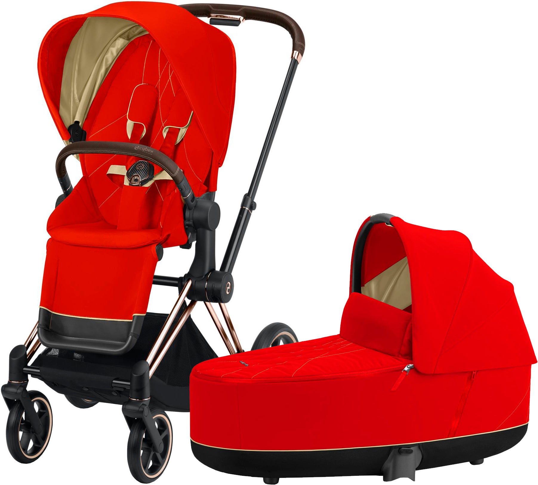 Cybex Priam Duovagn, Autumn Gold/Rose Gold