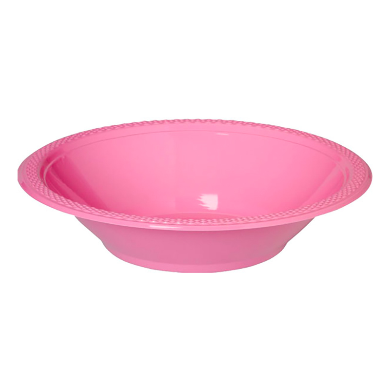 Partyskålar Ljusrosa - 20-pack