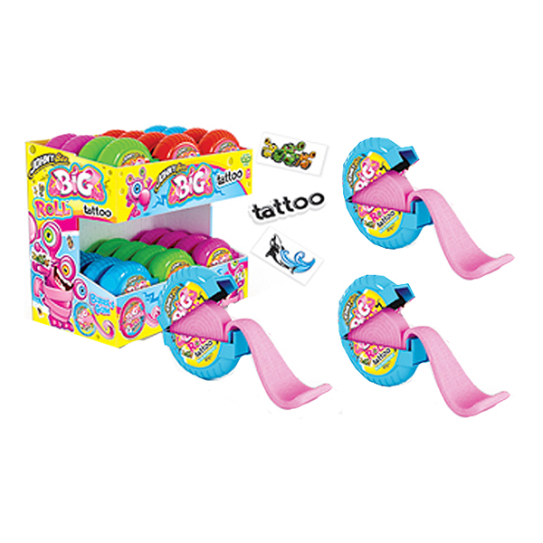 Big Roll med Tatuering Godis - 40 gram