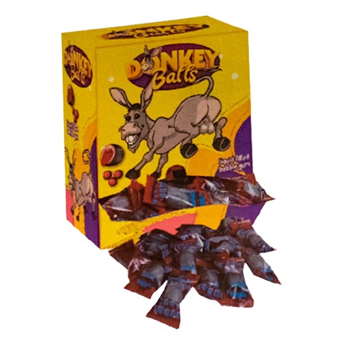 Donkey Balls Tuggummi Storpack - 200-pack