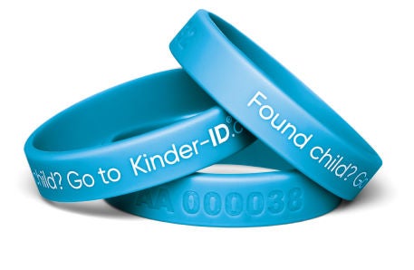 KinderID Säkerhetsarmband, Blue