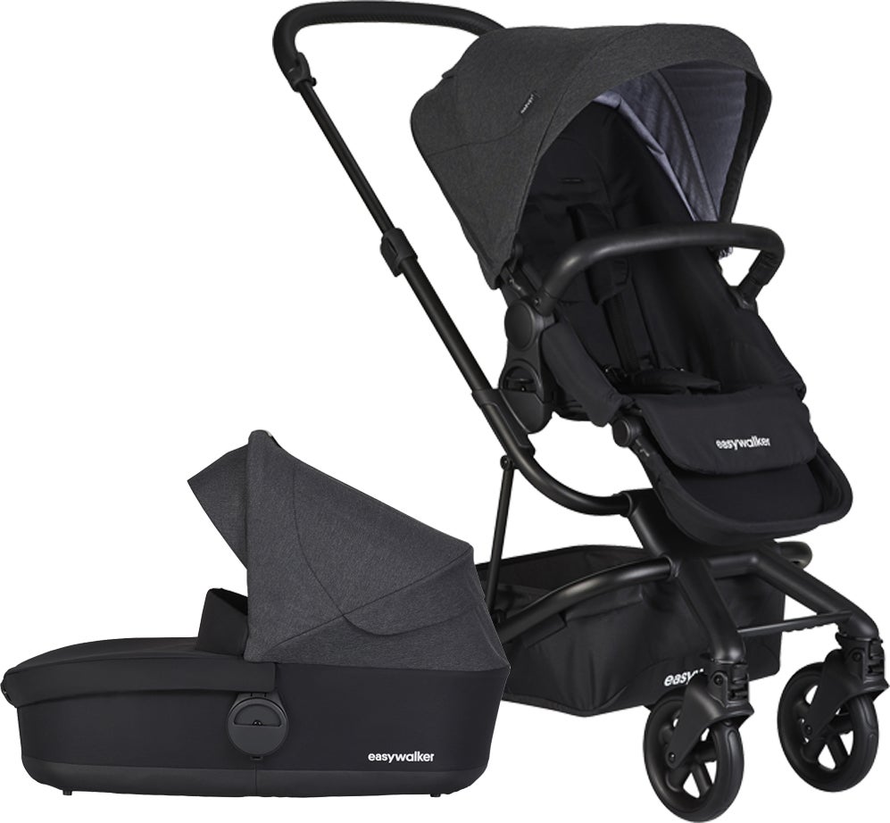 Easywalker Harvey 2 Duovagn, Night Black