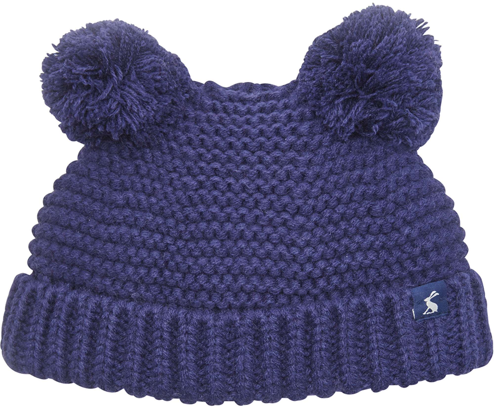 Tom Joule Double Pom Pom Mössa, Navy 1-2år