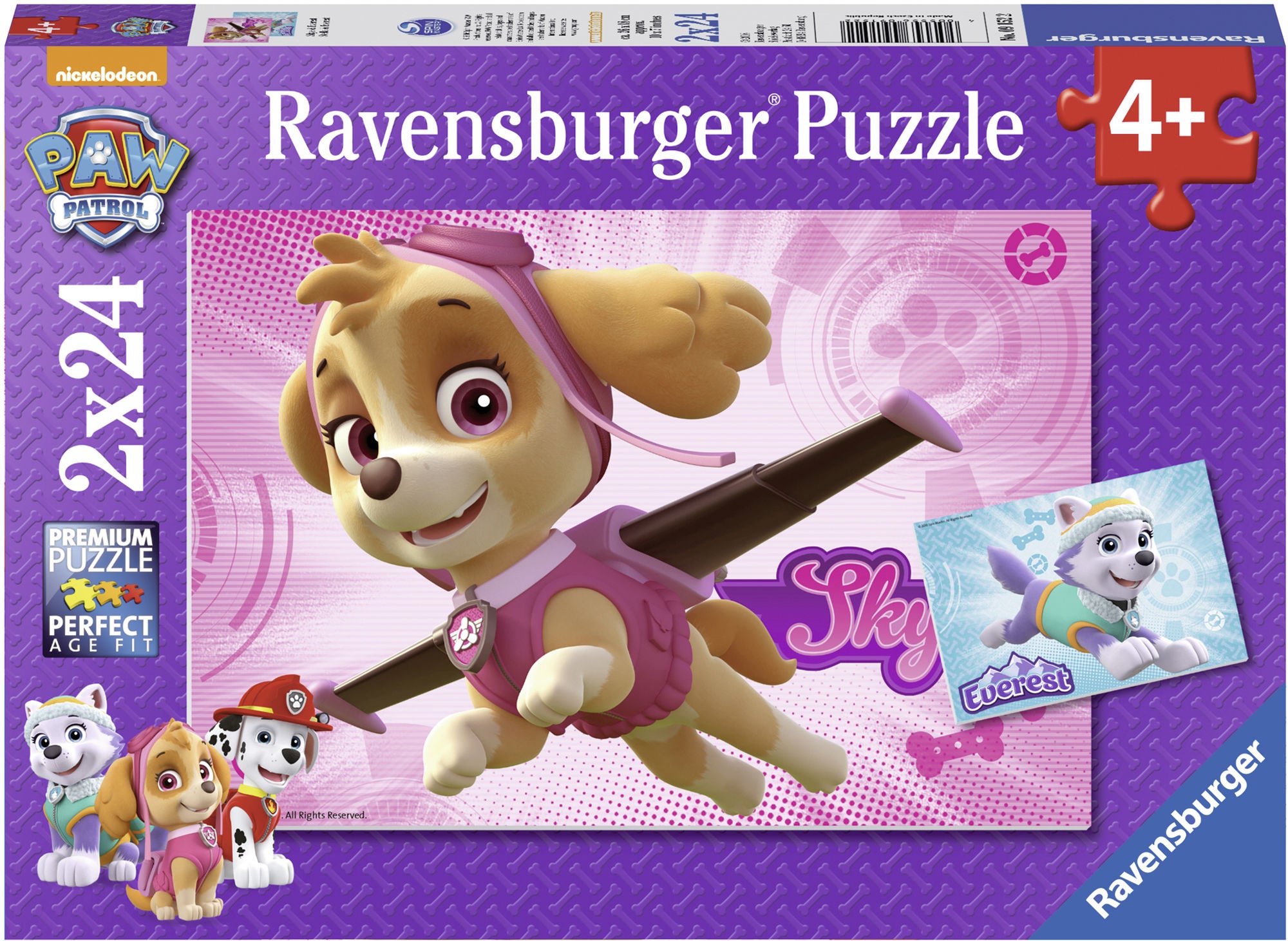 Ravensburger Paw Patrol Pussel Skye & Everest 2x24 Bitar
