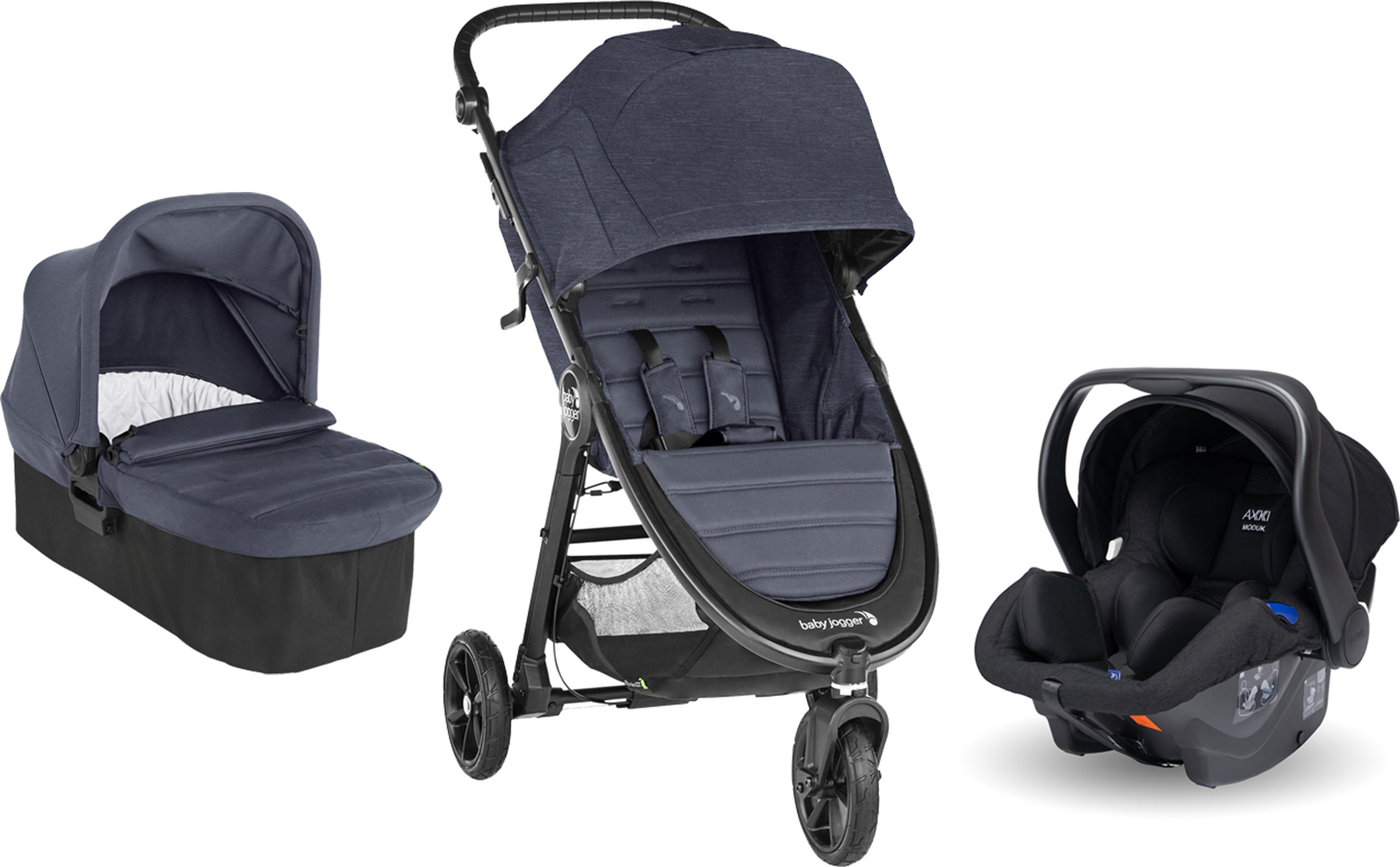 Baby Jogger City Mini GT 2 Sittvagn inkl. Babyskydd, Adapter & Liggdel, Carbon