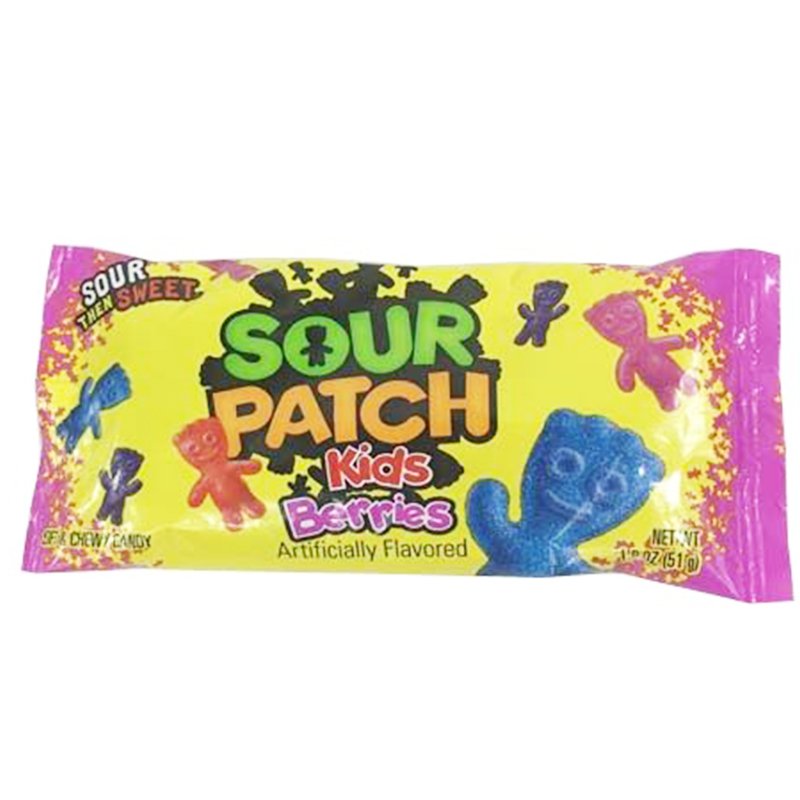 Godis "Sour Patch Kids Berries" 51g - 40% rabatt